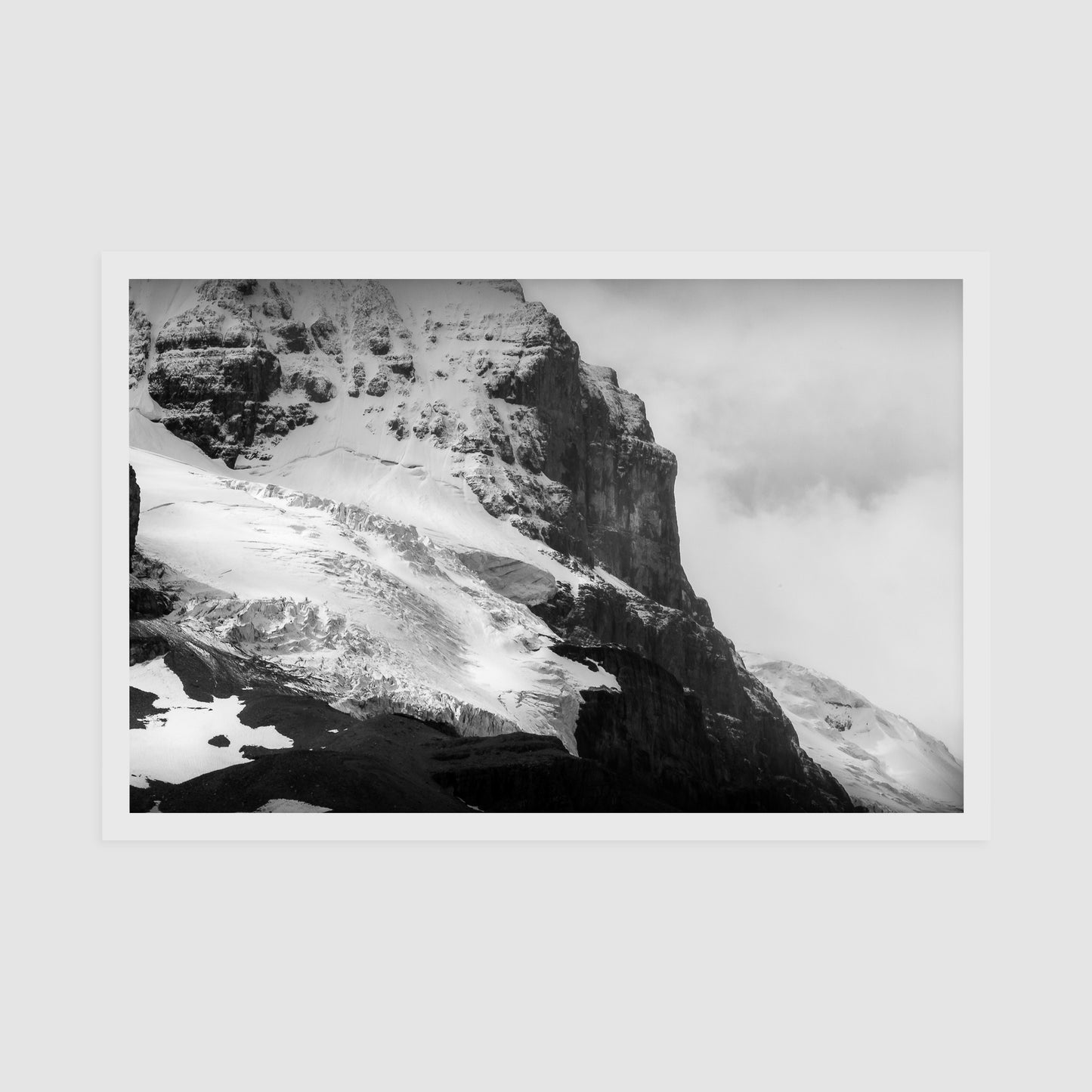 Glacier, Icefield Parkway, Canadian Rockies - Framed