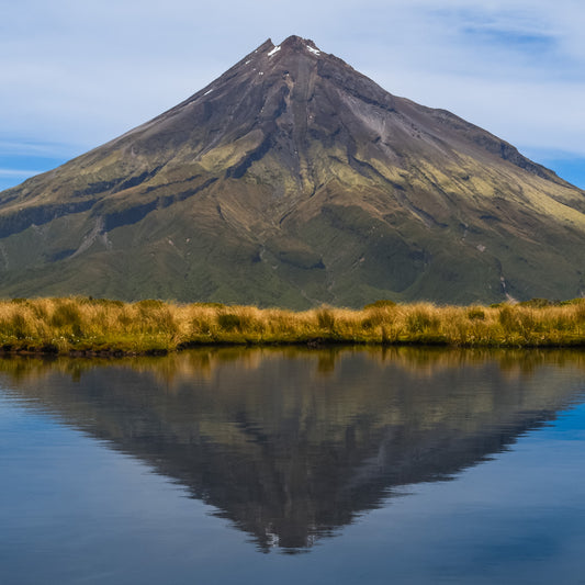 Mount Taranaki from Pouakai Tarn - Print